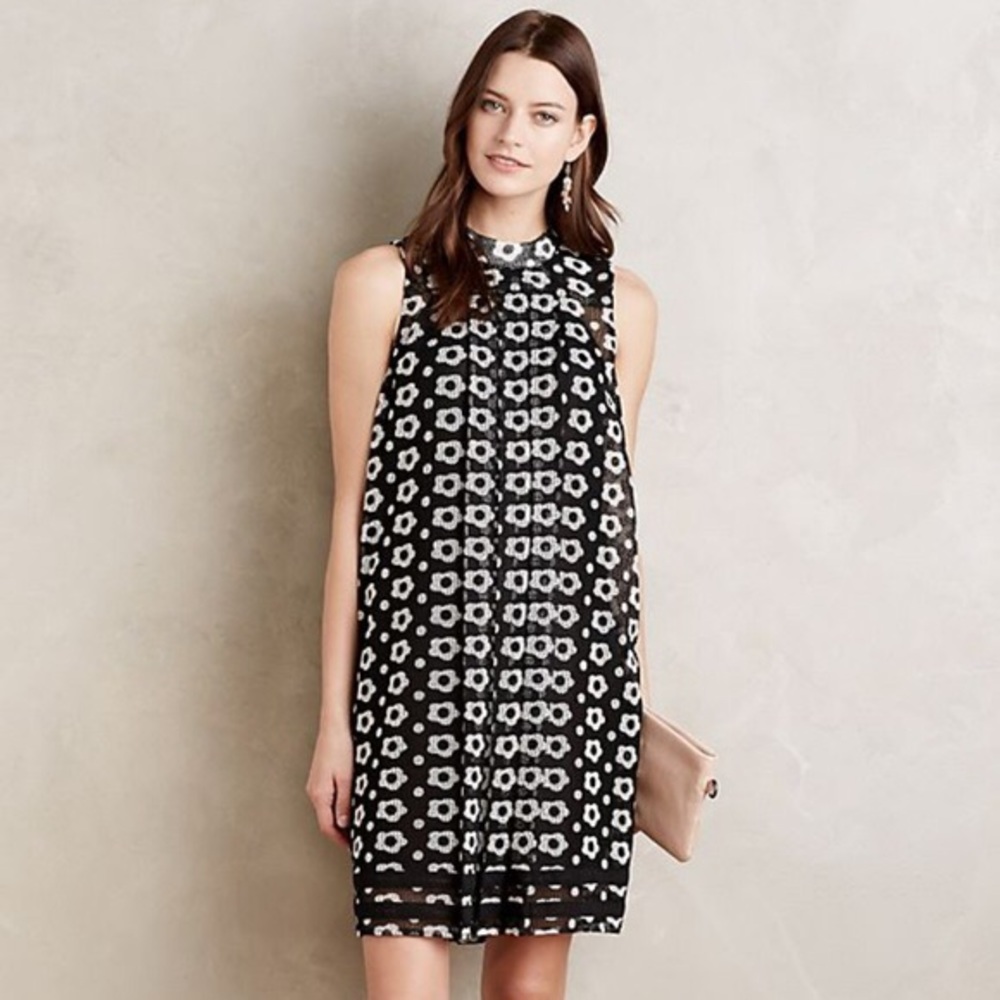 Anthropologie black Sachin Babi Marzena swing dress